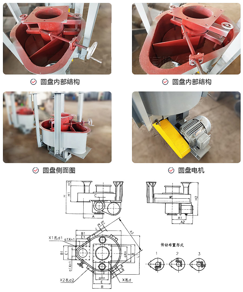 圓盤給料機(jī)圓盤結(jié)構(gòu)圖