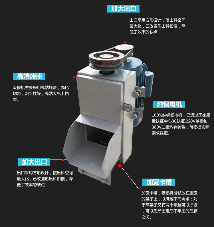 軟管吸糧機型號