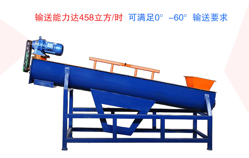 斜式螺旋送料機(jī)優(yōu)勢